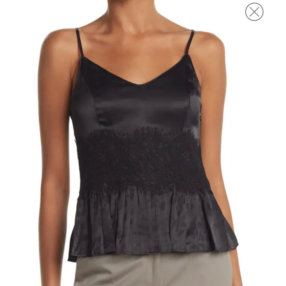 RAMY BROOK Shay Lace Trim Cami Tank Top